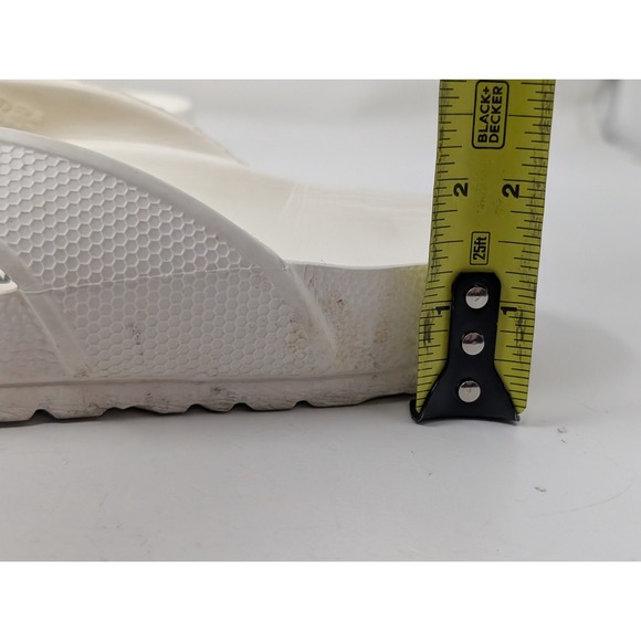 Birkenstock Honolulu Essentials EVA White Thong Sandals Women's‎ Size 39 (US 8) - Picture 4 of 8